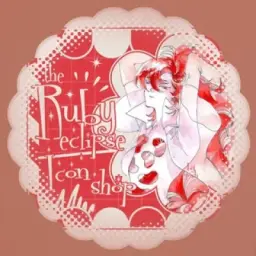 Icon shop | 𝚃𝚑𝚎 𝚛𝚞𝚋𝚢 𝚎𝚌𝚕𝚒𝚙𝚜𝚎 「○」